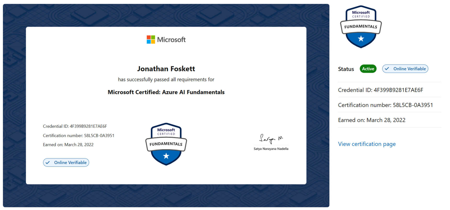 Microsoft Azure AI Fundamentals