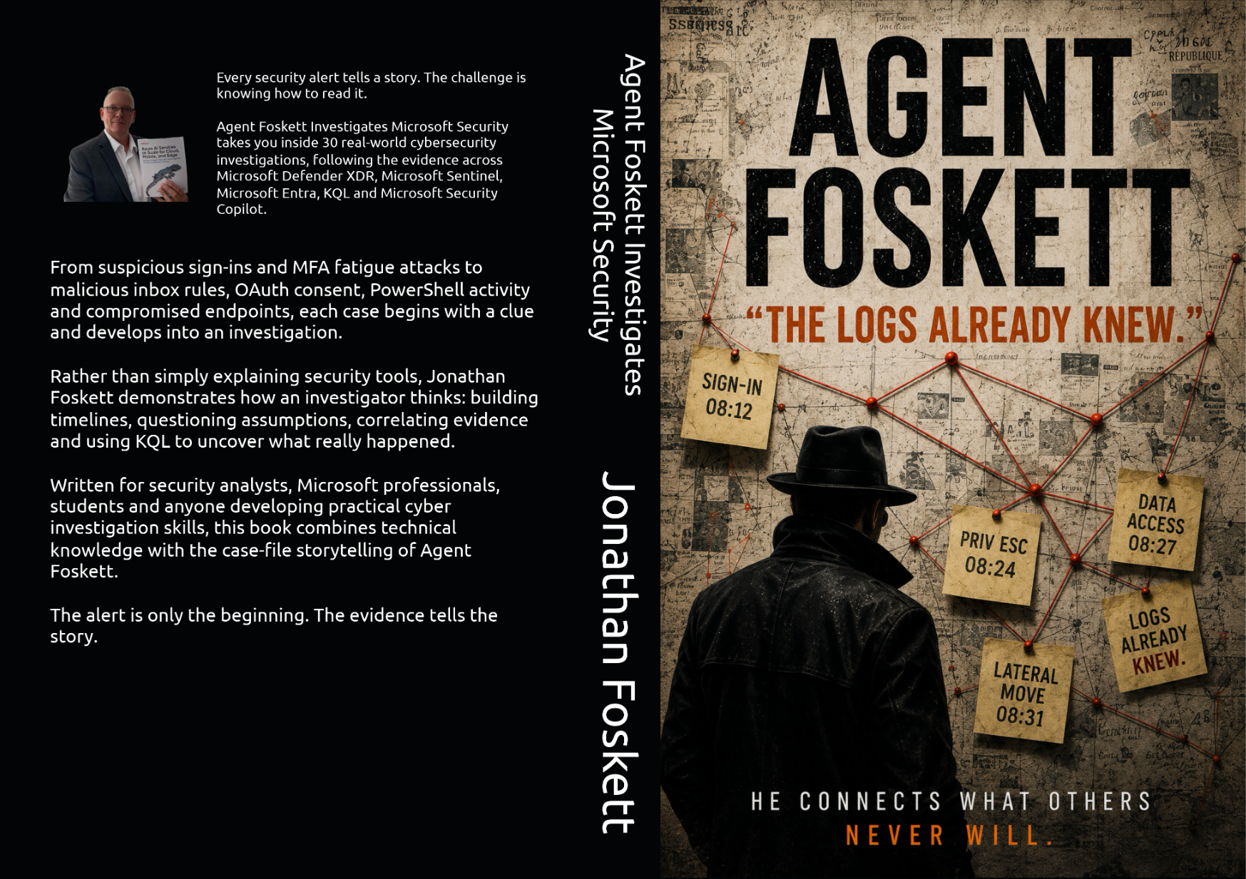 Agent Foskett Investigates Microsoft Security official book cover